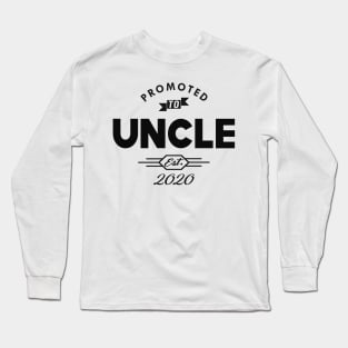 New Uncle - Promoted to uncle est. 2020 Long Sleeve T-Shirt